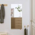 vidaXL Nástenné zrkadlo 40x80 cm sklo obdĺžnik
