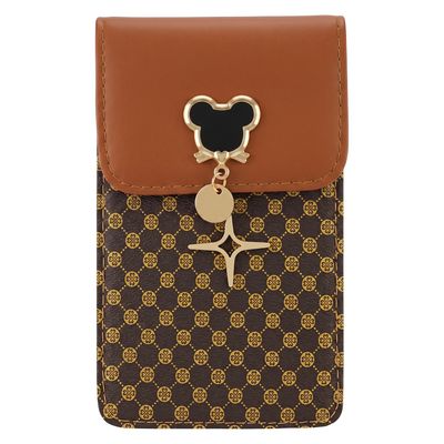 Phone bag mouse 19*12*2 cm brown