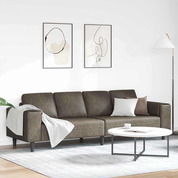 vidaXL Pohovka do obývačky Tmavo šedá 250 x 77 x 76 cm