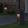 vidaXL Solárna LED chodníková lampa 2 ks Teplá biela 18 x 18 x 50 cm
