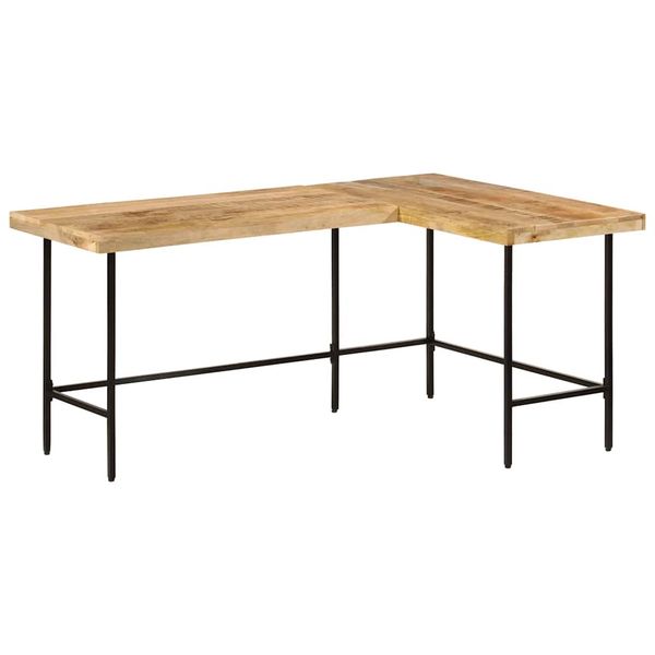 vidaXL Stôl 165x110x77 cm z masívneho dreva mango a železo