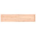 vidaXL Stolová doska 180x40x(2-6) cm neošetrený masív živé hrany