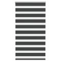 vidaXL Zebra roleta čierna 90x150 cm šírka látky 85,9 cm polyester