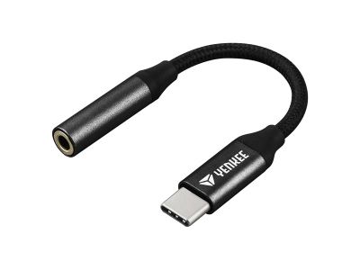 Adaptér YENKEE YTC 102 USB-C/JACK 3,5mm (na počúvanie hudby)