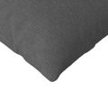 vidaXL Vankúše na pohovku 2 pcs Tmavo šedá 200 x 40 cm
