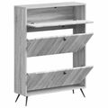 vidaXL Skriňa na topánky BREDA 78 x 24 x 103 cm Kompozitné drevo