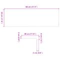 vidaXL Schodiskové stupne 8 ks 80x30x2 cm neošetrený dubový masív
