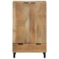 vidaXL Highboard Brown 60x33x100 cm Masívne drevo Mango