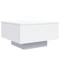 vidaXL Konferenčný stolík biely 55x55x31 cm kompozitné drevo