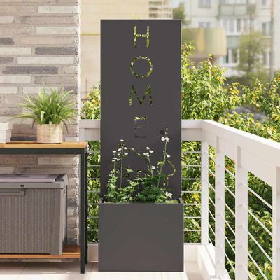 vidaXL Záhradná clona na súkromie Rezací Čierna 50 x 150 cm
