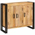 vidaXL Servírovacia skriňa Hnedá 80 x 33 x 70 cm mangový masív