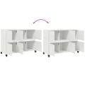 vidaXL Komoda biela 100,5x39x72 cm oceľ