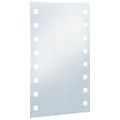 vidaXL Kúpeľňové nástenné zrkadlo s LED osvetlením 60x100 cm