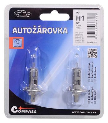 Žiarovka 12V H1 100W P14,5s blister 2ks