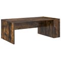 vidaXL Konferenčný stolík Dymová dub 95 x 50 x 34 cm Kompozitné drevo
