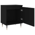 vidaXL Nočné skrinky 2 ks čierne 40x30x50 cm kompozitné drevo