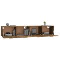 vidaXL Nástenné skrinky 2 ks dymový dub 100x36,5x35 cm sprac. drevo