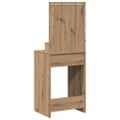 vidaXL Toaletný stolík Remeselný dub 50 x 41 x 135 cm Kompozitné drevo