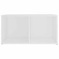 vidaXL TV skrinky 4 ks, biele 72x35x36,5 cm, kompozitné drevo