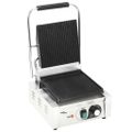 vidaXL Drážkovaný panini gril z pozinkovanej ocele 1800 W 31x30,5x20cm