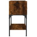 vidaXL Nočné stolíky 2 ks dymový dub 40,5x31x60 cm kompozitné drevo