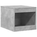 vidaXL Uzavretý box na stelivo, betónový 47x59x42 cm, kompozitné drevo