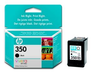 HP 350 - čierna atramentová kazeta, CB335EE