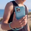 Obal Safepop s popruhom pre iPhone 12 / 12 Pro 6,1" modrý