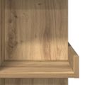 vidaXL Barový stôl+regál, dub artisan 100x50x101,5 cm