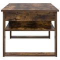 vidaXL Konferenčný stolík Dymová dub 96 x 54 x 44 cm Kompozitné drevo