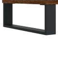 vidaXL Komoda hnedý dub 34,5x34x90 cm spracované drevo