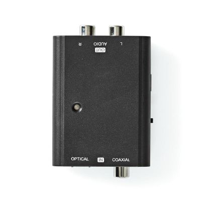 Prevodník Toslink/2x Cinch NEDIS ACON2509BK