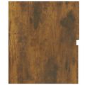 vidaXL Umývadlová skrinka dymový dub 80x38,5x45 cm spracované drevo