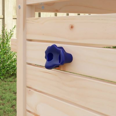 vidaXL Lezecká chytka 12 pcs Modrá 100 x 67 x 43 mm PP