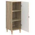 vidaXL Servírovacia skriňa Dub sonoma 33 x 34,5 x 90 cm