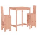 vidaXL 3-dielna záhradná barová súprava masívne drevo douglas