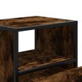 vidaXL Nástenný nočný stolík dymový dub 40x31x39,5 cm