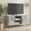 vidaXL TV skrinka Betónovo sivá 102 x 34,5 x 50 cm Kompozitné drevo
