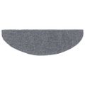 vidaXL Schodové rohože, samolepiace, 10 ks, 65x21x4 cm, svetlosivé, polkruhové, veľké