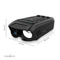 Kamera cyklistická NEDIS CCAM100BK 3v1, 1080p, 2MP, čierna