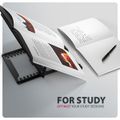 AXAGON STND-LAB hliníkový stojan na notebook 10"-17.3" nastavitelná výška, černý AXAGON stojan pro notebooky a tablety 10" - 17,3" / STND-LAG /  8 pozic / cerný