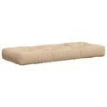 vidaXL Vankúš na paletu VIANEN 100% polyester Krémová 120 x 50 x 12 cm