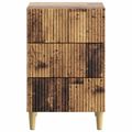 vidaXL Nočný stolík Staré drevo 43 x 41 x 66,5 cm Kompozitné drevo