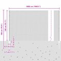 vidaXL Hexagonálny plot s stĺpom 50 x 1,4 m PVC potiahnutá oceľ Zelená