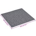 vidaXL Samo-lepiace podlahové dosky Šedá a svetlosivá 30,5 x 30,5 cm