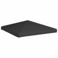 vidaXL Strieška na altánok 310 g/m², 3x3 m, sivá