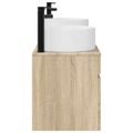 vidaXL Set kabinetov do kúpeľne 3 ks Dub sonoma 49 x 44,5 x 65,5 cm