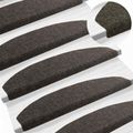 vidaXL Samolepiace schodové rohože 15 ks 80 x 24,5 x 3,5 cm