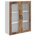 vidaXL Dvierka na umývačku Kalmar Staré drevo 80 x 31 x 100 cm