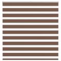 vidaXL Zebra roleta hnedá 150x100 cm šírka látky 145,9 cm polyester